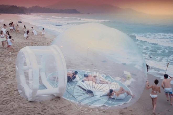 福泉充气球形帐篷